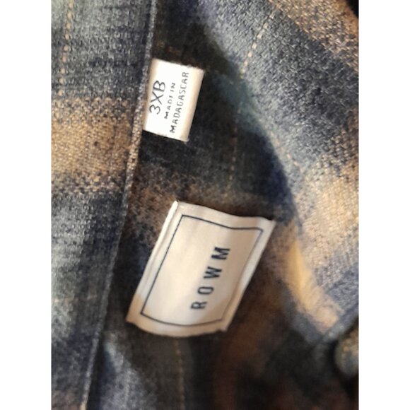 New Set Of 3 Mens Warm Casual Outdoor Chore Work Plaid Flannel Shirts 3XB/3XT - Picture 9 of 12